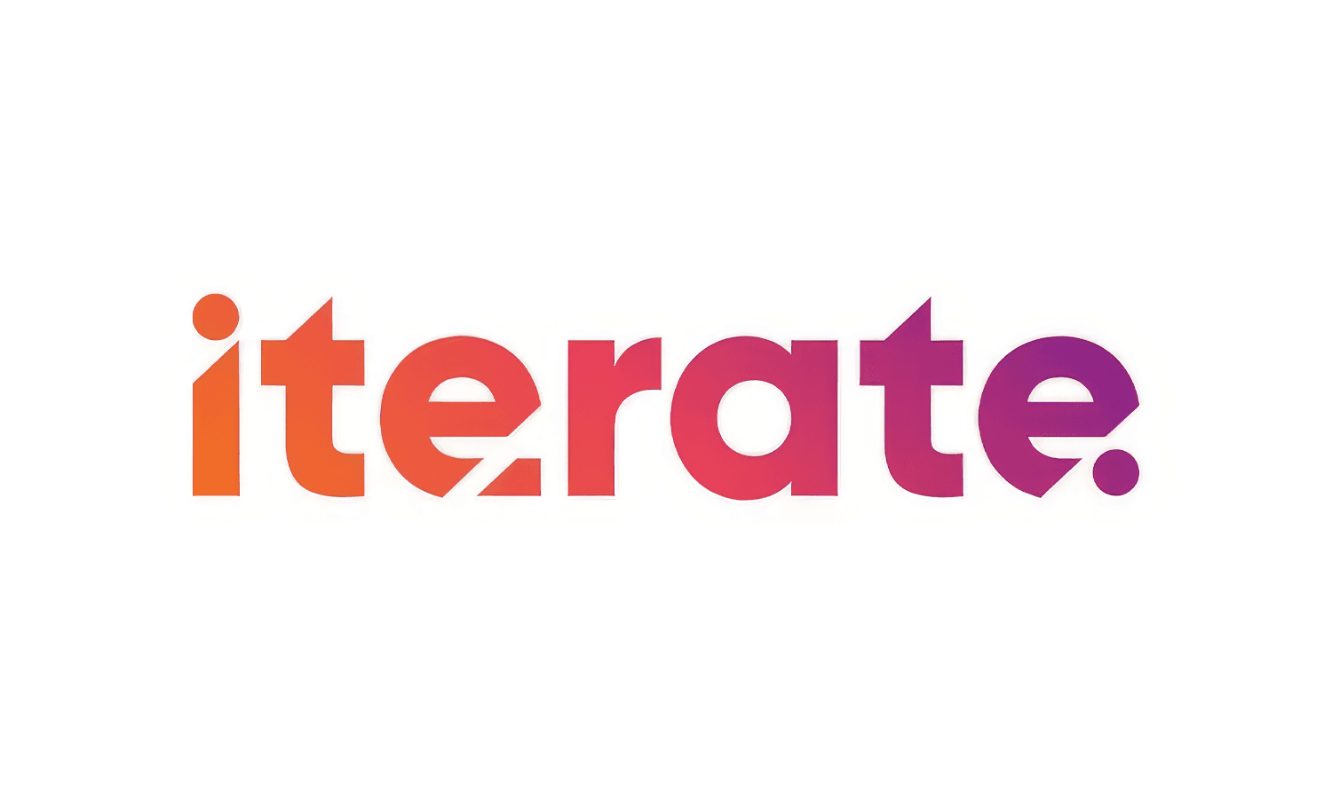 Logo con degradado de Iterate