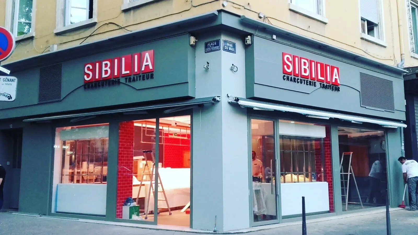 Letrero 3D de PVC fresado y lacado - sibilia