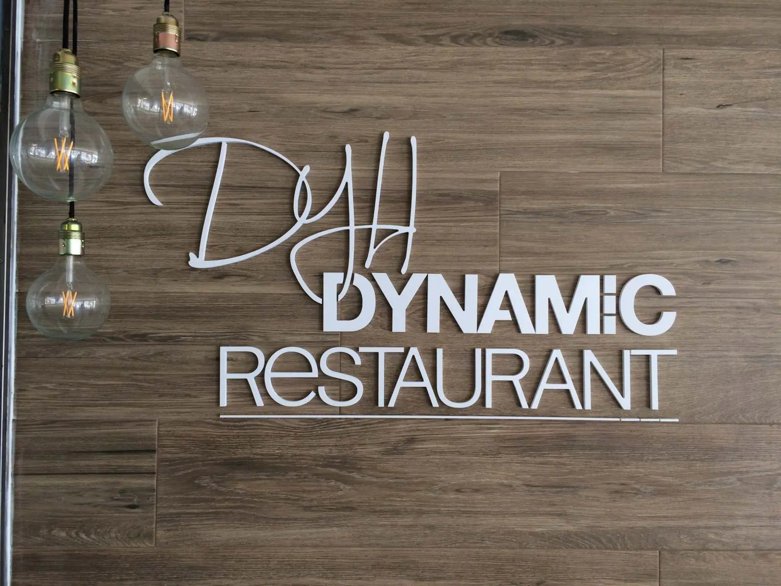 Letrero 3D sin luz de PVC lacado - dyh dinamic