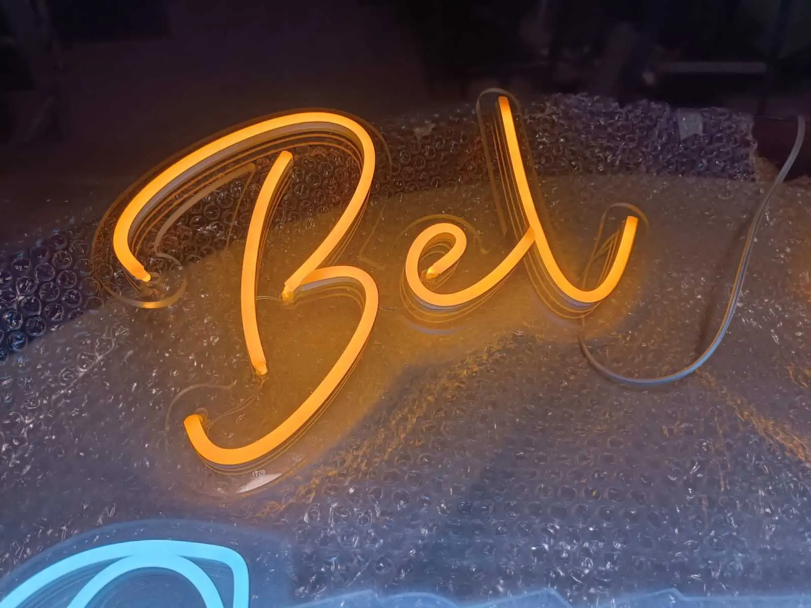 Letrero de Neón letrero de neon flex led bel