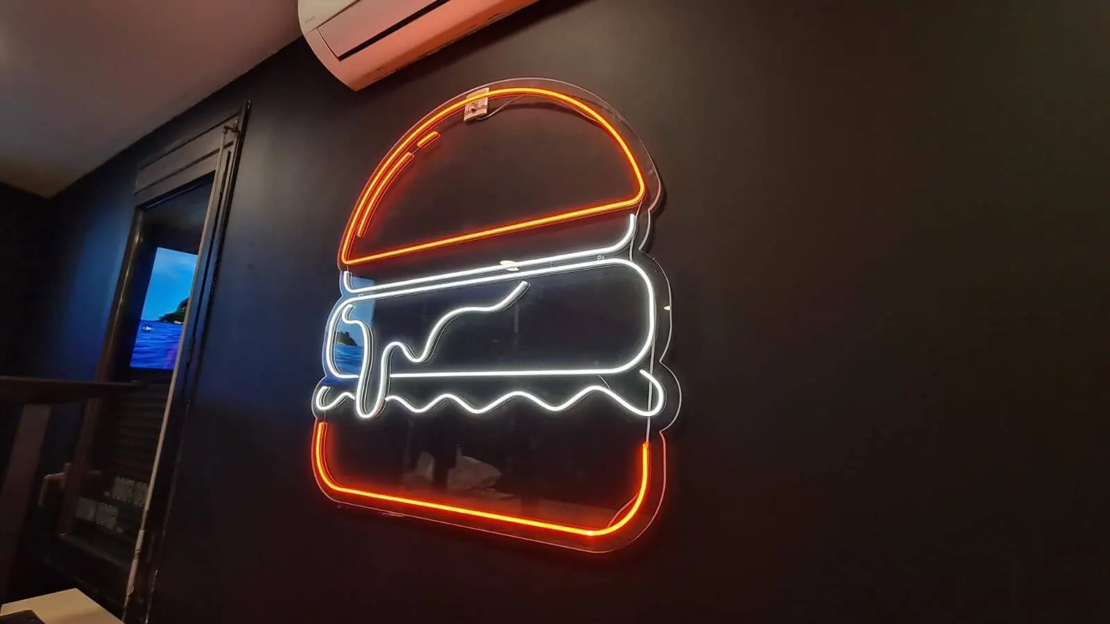 Letrero de Neón letrero de neon flex led burguer