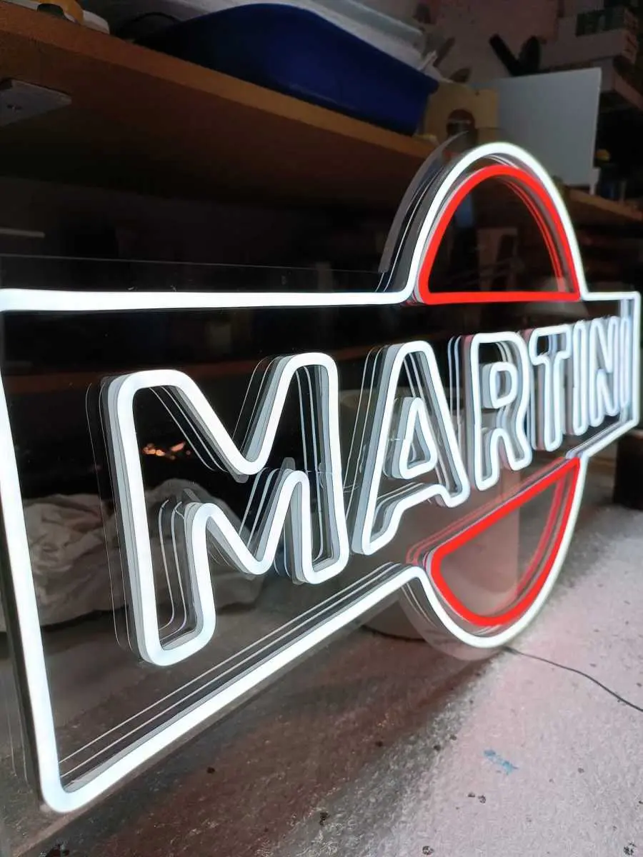 Letrero de Neón letrero de neon flex led martini 2