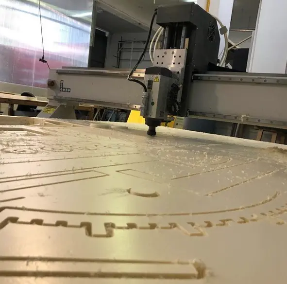 area de corte cnc fresadora
