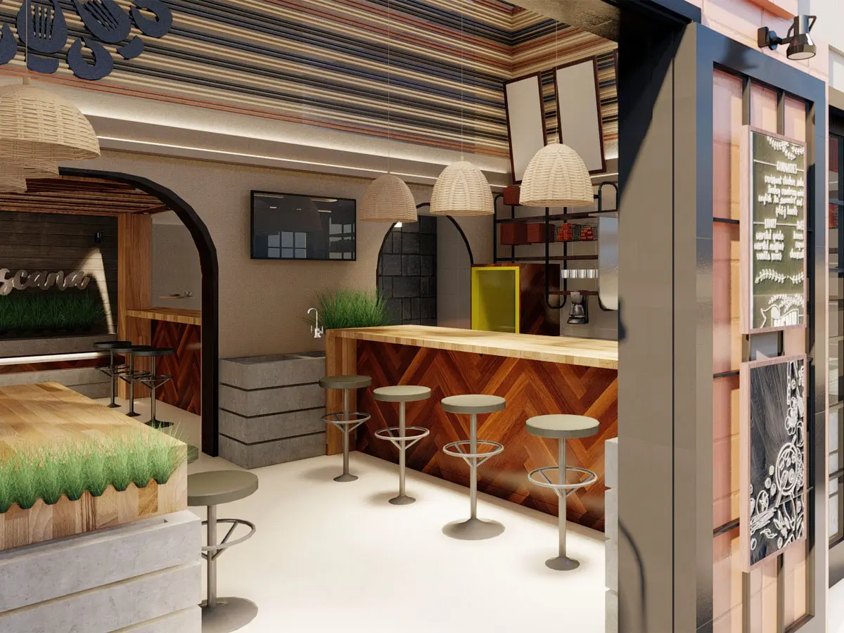 DISEÑO Y REMODELACIÓN - RESTAURANTE LA PASCANA