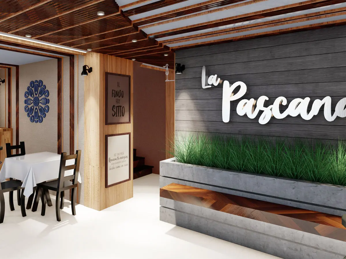 DISEÑO Y REMODELACIÓN - RESTAURANTE LA PASCANA